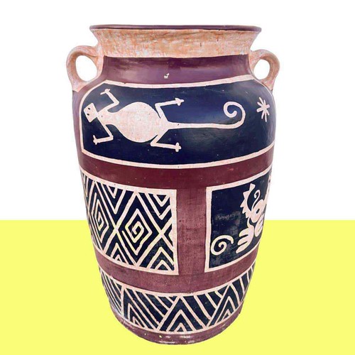 Vaso con disegni - , astratti