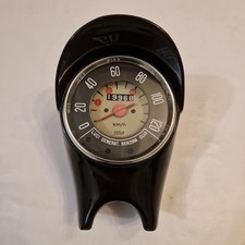 CONTACHILOMETRI FIAT 500 R NERO QUADRO STRUMENTI ORIGINALE EPOCA SCALA 120