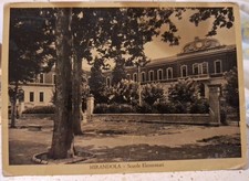 Cartolina Mirandola Scuole Elementari  Rara Fg Viag 1954 Molto Bella N 11 