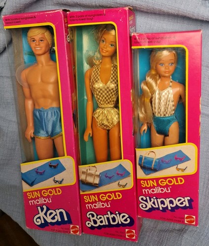 Mattel 1983 sun gold - gold, malibu