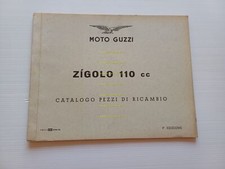 Moto Guzzi Zigolo 110 1a serie 1960 catalogo ricambi originale