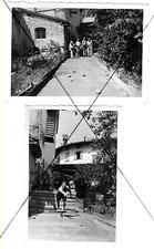 SPORT GIOCATORI DI BOCCE IN CAMPO LOCALE 2 FOTO ANNI 30/40