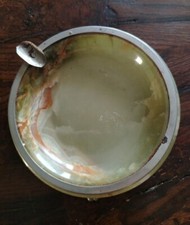 Bellissimo soprammobile vintage in onice e metallo