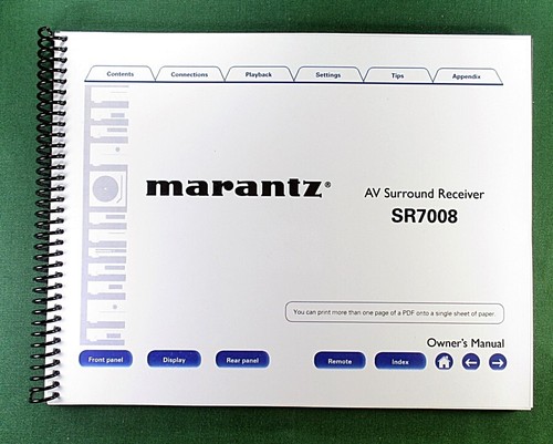 Marantz sr7008 manuale - marantz,