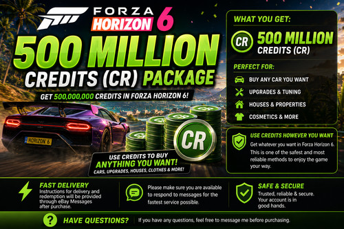 Forza horizon 500m credits - 500m,