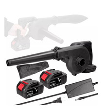 SOFFIATORE A DOPPIA BATTERIA 48V BRICOLAGE VELOCITÀ ARIA REGOLABILE CON SACCA