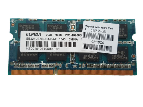 Memoria ram elpida 2gb - memoria, 2rx8
