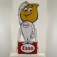 Insegna smaltata Esso - 80x33