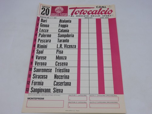 Totocalcio locandina