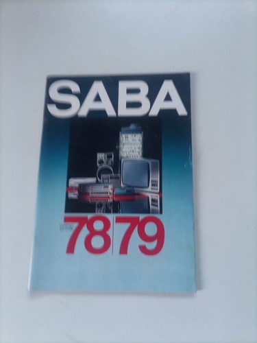 Saba catalogo del 1978 - saba,