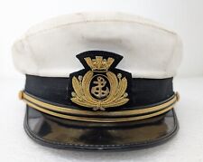 Berretto con visiera Marina Militare vintage sottufficiale military cap
