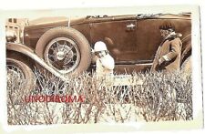 ANNI '30 I BAMBINI E LA TORPEDO FOTO ORIGINALE  AUTO cm 7 x 11,5