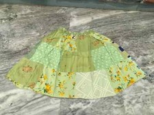 Maxi gonna corta donna verde