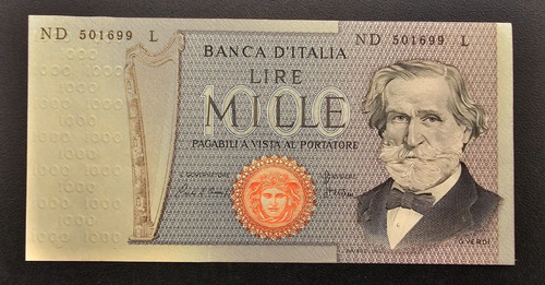 Banconota 1000 lire giuseppe - banconota,