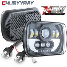 2pcs 7x6" 5x7'' LED Faros