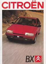 Catalogue Brochure Citroen BX 07/1987 France