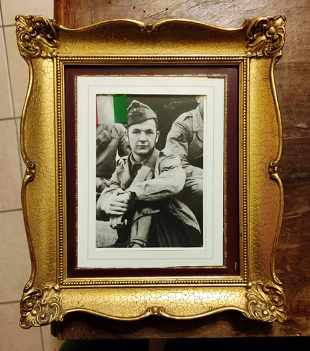Antico quadro foto soldato - antico,
