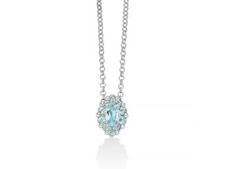 MILUNA COLLANA  GEMMA DEL CIELO NAVETTE REFERENZA CLD4798 GARANZIA UFFICIALE