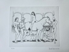 MILO MANARA Picasso Suite 347 Series gravure Radierung acquaforte etching stampa