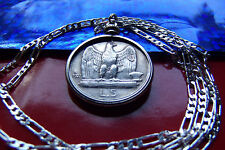 CIONDOLO MONETA LIRE AQUILA