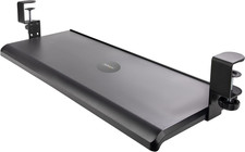 .Com Porta Tastiera Estraibile per Scrivania, Ripiano Estraibile Ergonomico per 