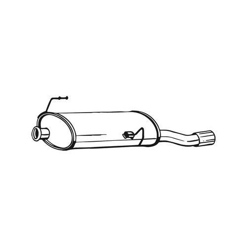 Bosal silenziatore scarico - bosal,