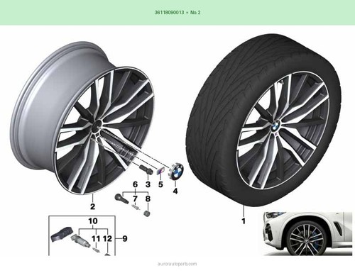 Bmw cerchio lega - cerchio, in