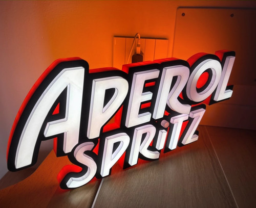 Insegna aperol spritz luminosa - insegna,