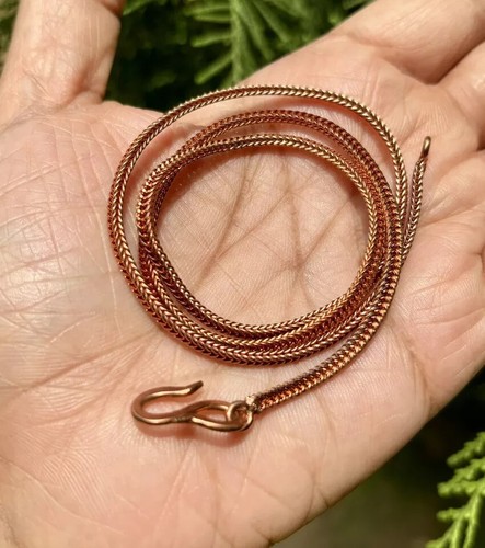 Collana con catena grano - catena, di