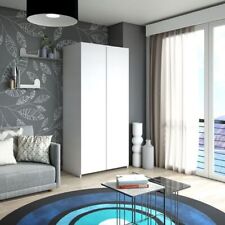 Letto a castello Mia a scomparsa bianco L 100 x H 218 P60cm / P230cm aperto