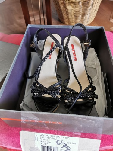 Sandali con zeppa prada - con,