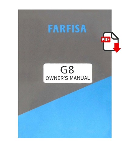 Farfisa english owner s - farfisa, g8