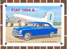 Metal Sign - 1955 Fiat 1400 A