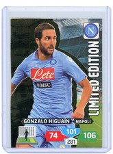 Gonzalo Higuain LIMITED EDITION Panini Calciatori Adrenalyn xl 2013-2014