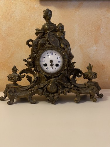 Antico orologio bronzo ixx - bronzo,