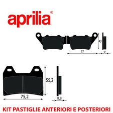 KIT PASTIGLIE FRENO ANTERIORI