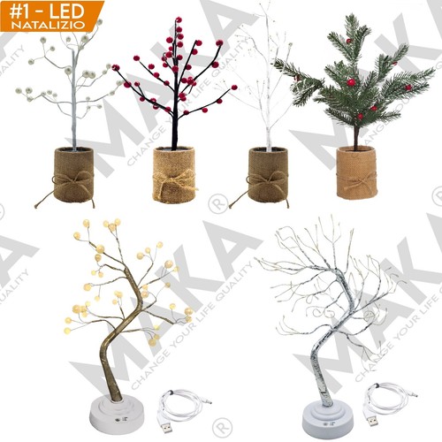 Albero natale luminoso - luminoso, usb