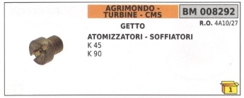Getto atomizzatore soffiatore