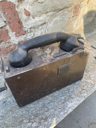 Telefono campo militare - telefono, a