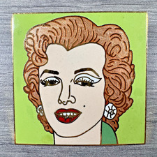 Spilla spilla Andy Warhol Marilyn Monroe 1964 tono oro cloisonne