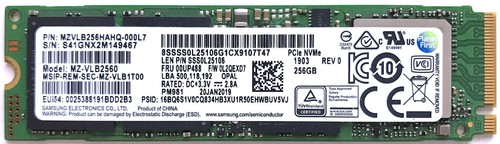 Samsung 256gb pm981 pcie - samsung,