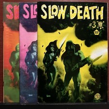 LOTTO x3 Richard Corben 1971 Morte Lenta #3 Varianti Errate Stampa Comix Underground 👀