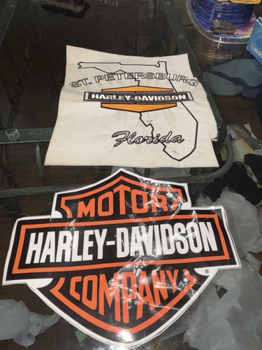 Vintage large harley davidson - large,