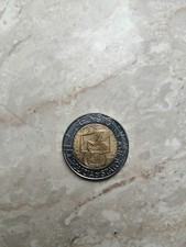 Moneta Rara 500 LIRE POLIZIA DI STATO 1947 1997 - 50* ANNIVERSARIO POL STRADALE 