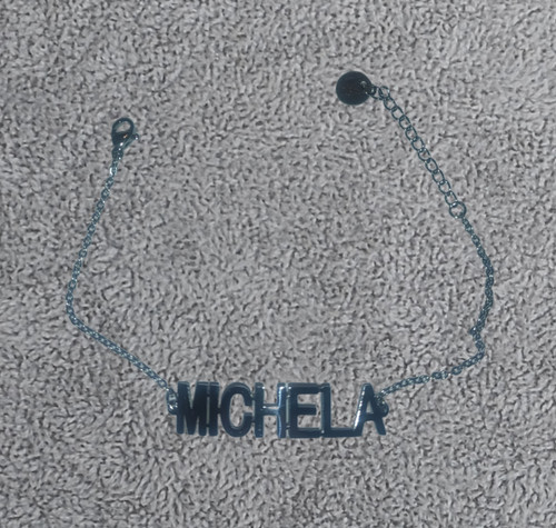 Bracciale con nome michela - michela, in