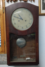 Junghans Orologio A Pendolo Anni '40 Art Decò DA RESTAURARE