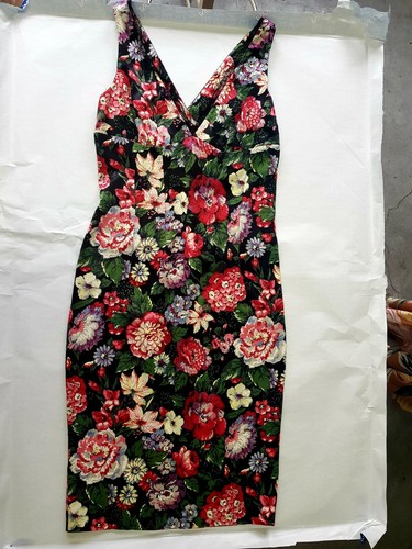 Abito midi fiori tg - d&g,