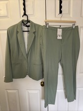 Tuta donna Zara verde e kaki