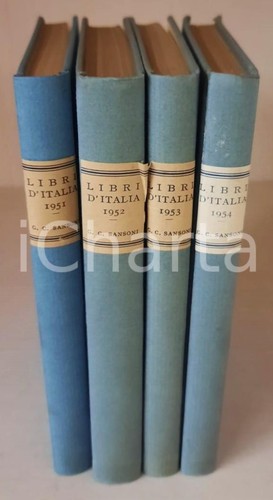 1951 1954 libri italia - 1951-1954, d'italia