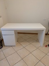 Scrivania malm bianca - scrivania,
